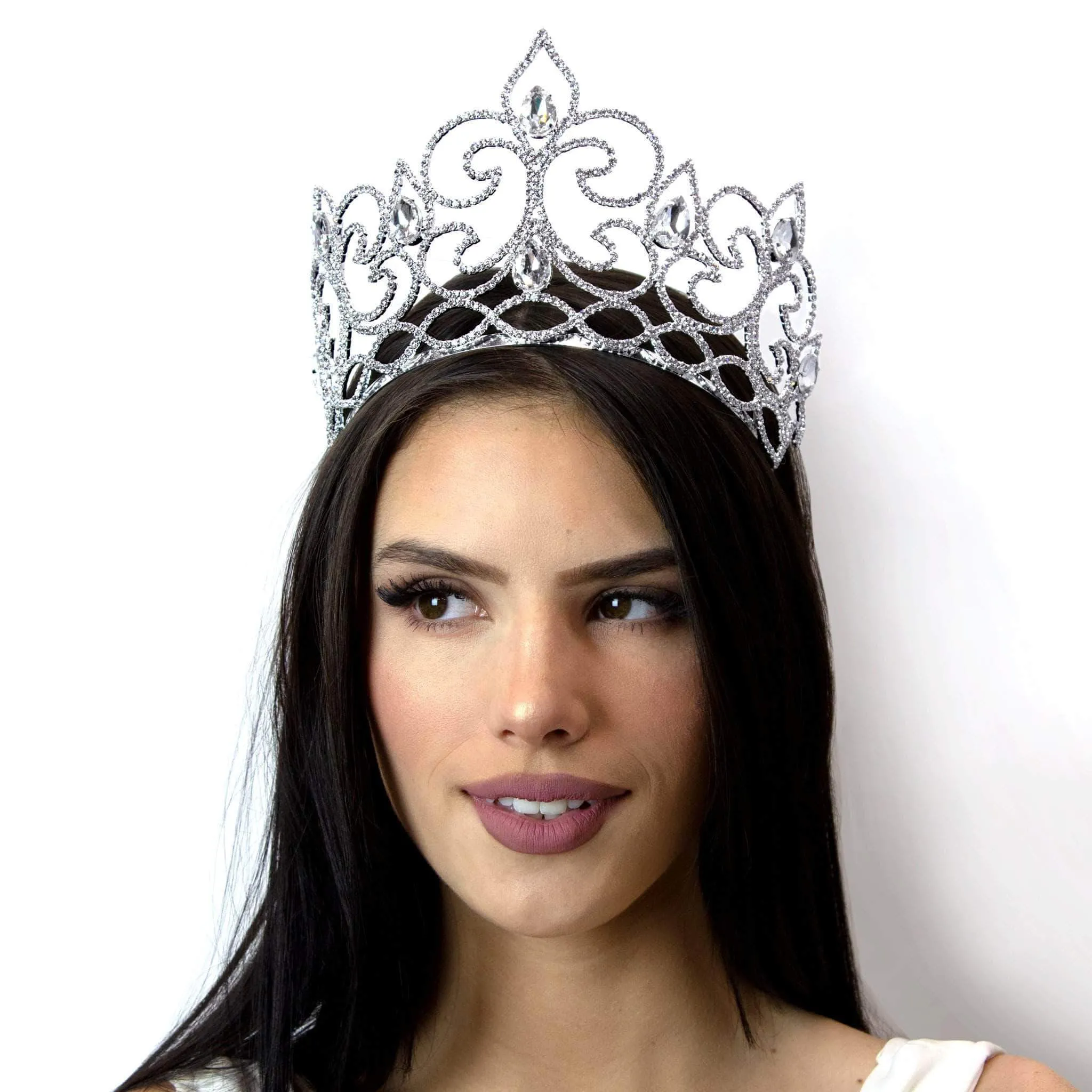 #16571 - Flower of The River Tiara with Combs 4.5" Tall