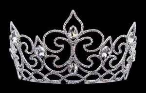#16571 - Flower of The River Tiara with Combs 4.5" Tall