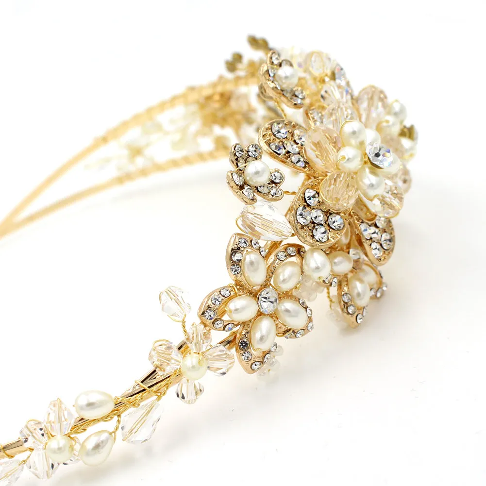 Blossom Rhinestones Bridal Tiara