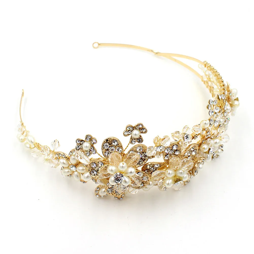Blossom Rhinestones Bridal Tiara