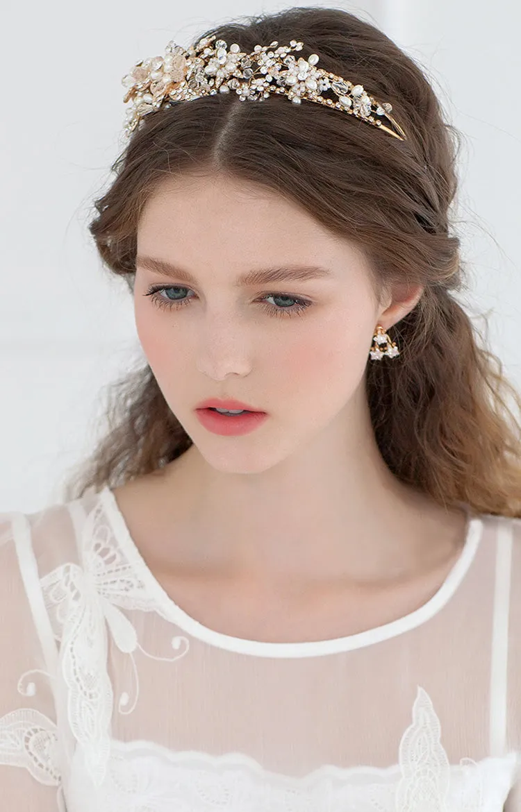 Blossom Rhinestones Bridal Tiara