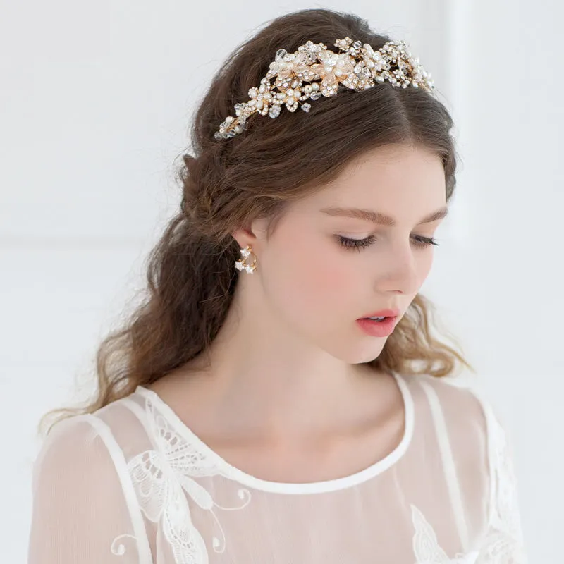 Blossom Rhinestones Bridal Tiara