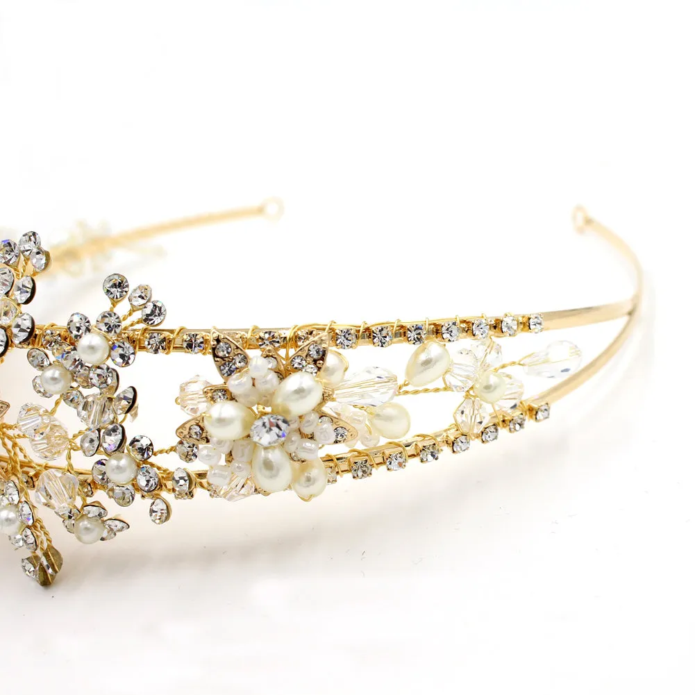 Blossom Rhinestones Bridal Tiara