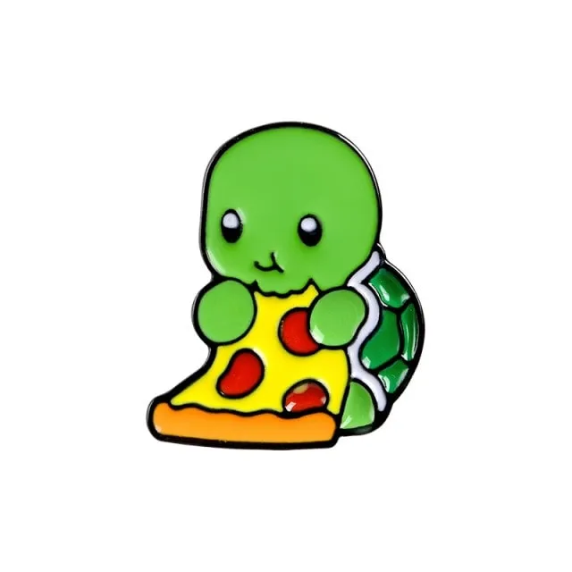 Cute Cartoon Turtle Brooch