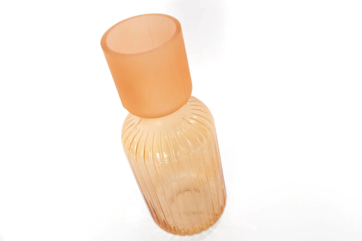 Gabel & Teller Glass Vase 30cm - Amber