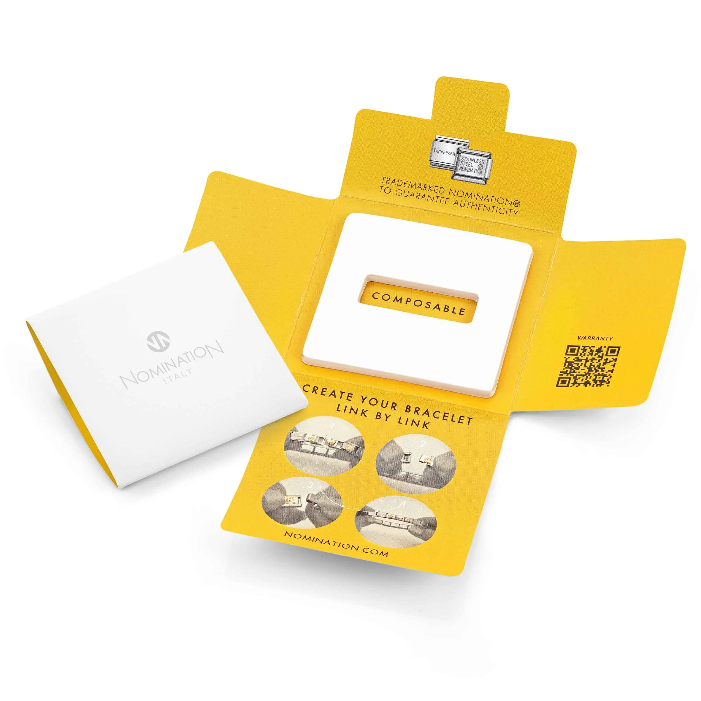 NOMINATION Link Gold Paw Print