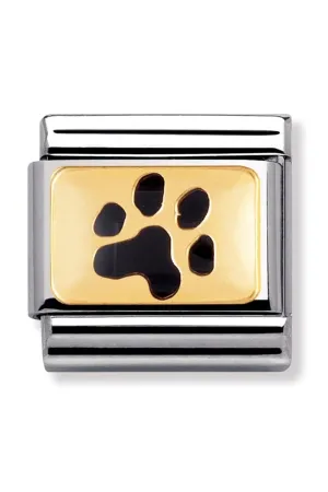 NOMINATION Link Gold Paw Print