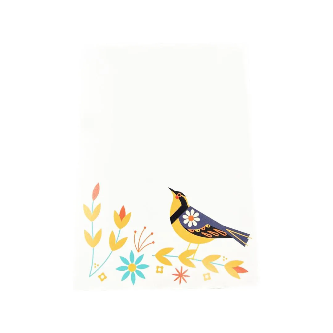Notepad - 4x6 Varied Thrush by Amber Leaders Designs