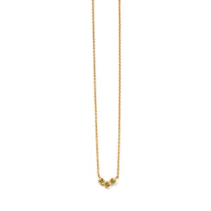 Orion Necklace, Green Sapphire, 9kt Yellow Gold