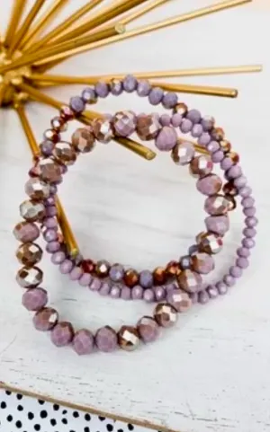 Perfect Plans Lavender Bracelet Set