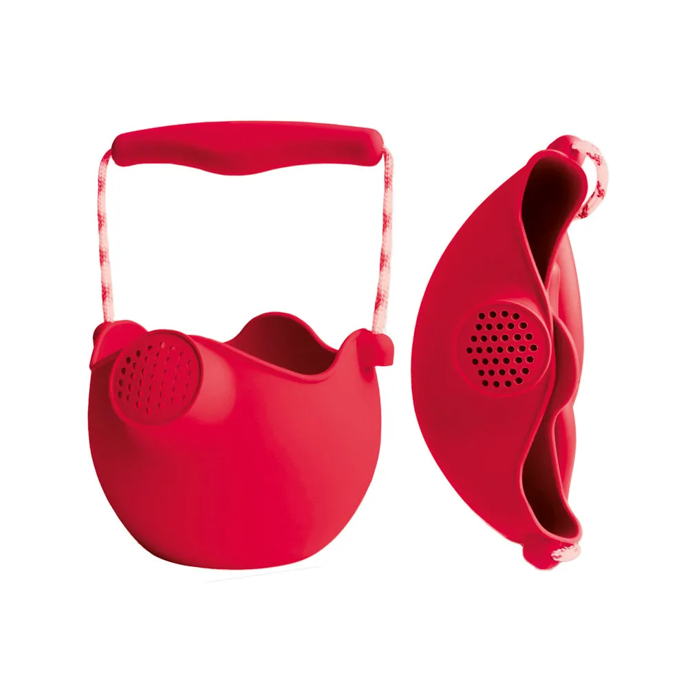 Scrunch Watering Can - Strawberry Red