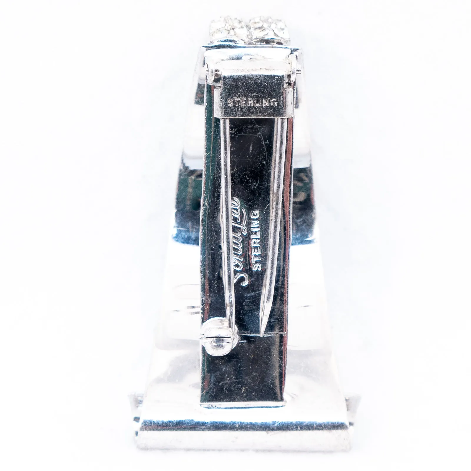 Sonia Lee Sterling Silver Fur Clip Brooch