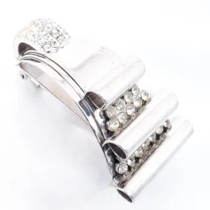 Sonia Lee Sterling Silver Fur Clip Brooch