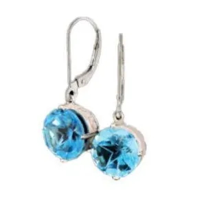 Star Cut Blue Topaz Dangles at Regard Jewelry in Austin, Texas