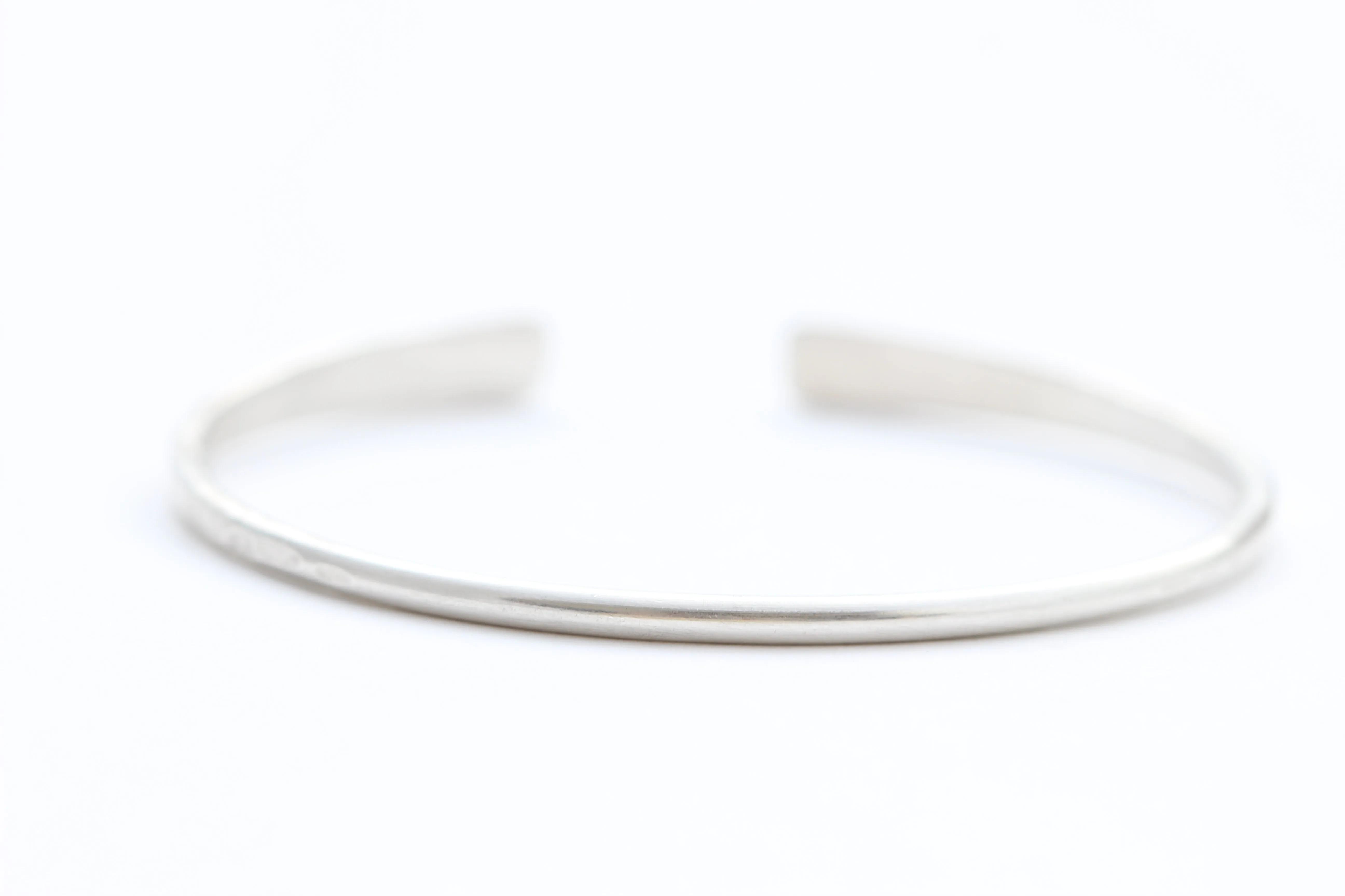 The Strong Mountains - Sterling silver bracelet with 14k yellow gold accents